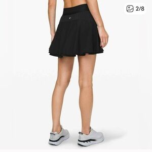 Lululemon Black Morning Match Skirt Size 6